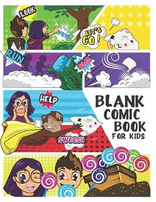 Cover of Blank Comic Book For Kids