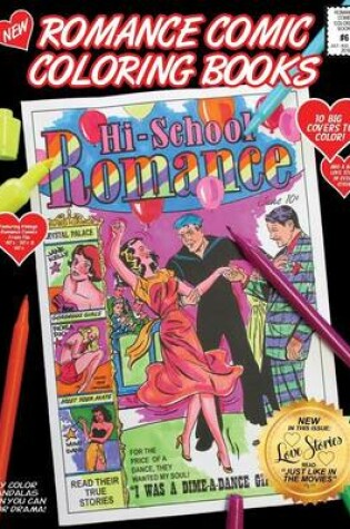Cover of Romance Comic Coloring Book #6