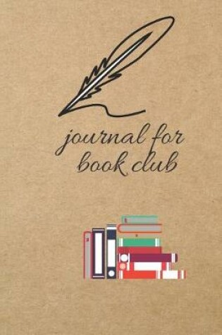 Cover of Journal for Book Club