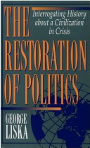 Book cover for The Restoration of Politics