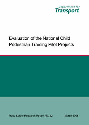 Book cover for Evaluation of the National Child Pedestrian Training Pilot Projects