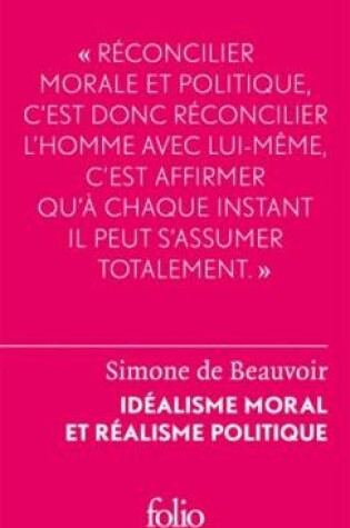 Cover of Idealisme moral et realisme politique