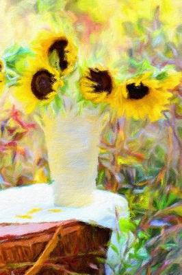 Book cover for Sunflower Picnic - Blank Notebook