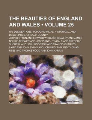 Book cover for The Beauties of England and Wales (Volume 25); Or, Delineations, Topographical, Historical, and Descriptive, of Each County