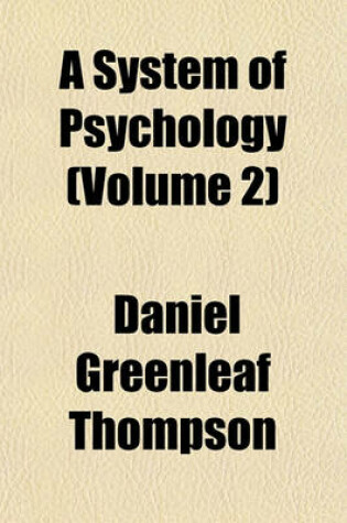 Cover of A System of Psychology (Volume 2)