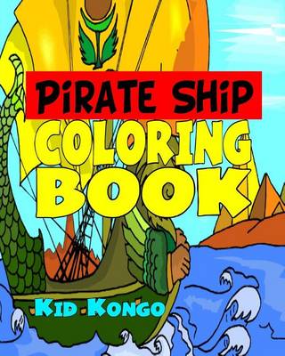 Book cover for Pirate Ship Coloring Book