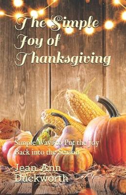 Book cover for The Simple Joy of Thanksgiving