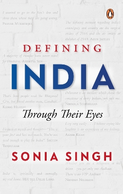 Book cover for Defining India
