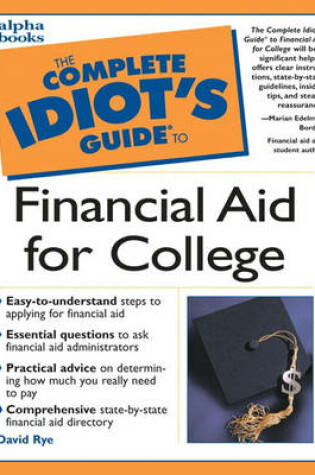 Cover of Complete Idiot's Guide to Financial Aid for College