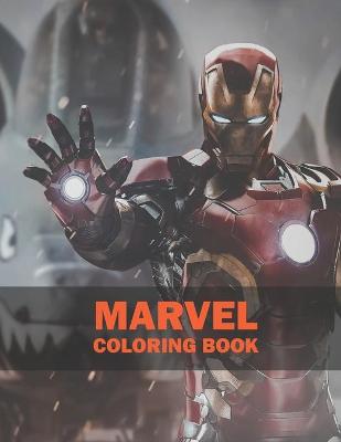 Book cover for Marvel Coloring Book