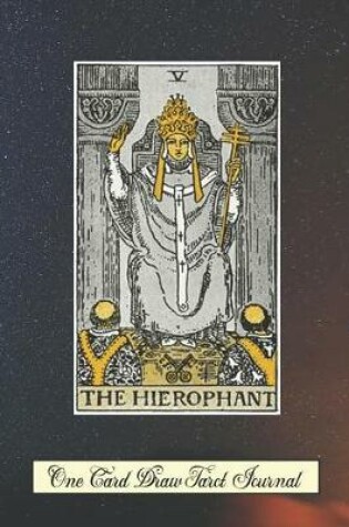 Cover of The Hierophant One Card Draw Tarot Journal