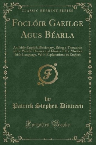 Cover of Foclóir Gaeḋilge Agus Béarla