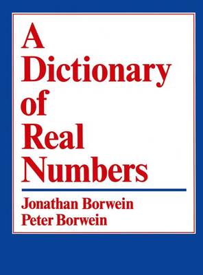 Book cover for A Dictionary Of Real Numbers