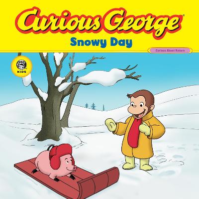 Book cover for Curious George Snowy Day