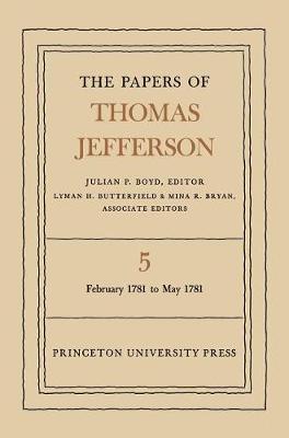 Book cover for The Papers of Thomas Jefferson, Volume 5