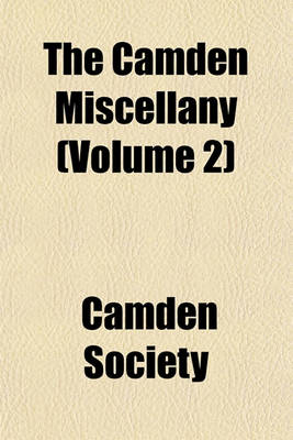 Book cover for The Camden Miscellany Volume 5