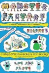 Book cover for Construction Paper Crafts for Kids (Cut and paste Monster Factory - Volume 3)