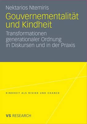 Cover of Gouvernementalitat Und Kindheit