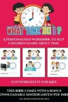 Book cover for Fun Worksheets for Kids (What time do I?)