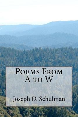 Book cover for Poems From A to W