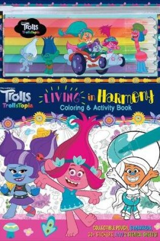 Cover of DreamWorks Trolls: Trollstopia: Living in Harmony Coloring & Activity Book
