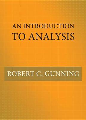 Book cover for An Introduction to Analysis