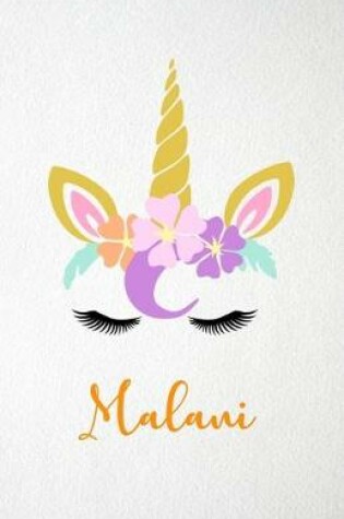 Cover of Malani A5 Lined Notebook 110 Pages