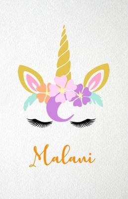 Book cover for Malani A5 Lined Notebook 110 Pages