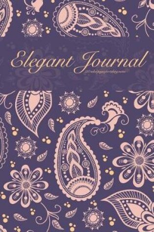 Cover of Elegant Journal - 120 Ruled Pages for Taking Notes