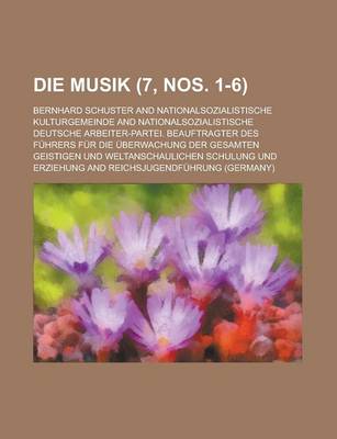 Book cover for Die Musik (7, Nos. 1-6)