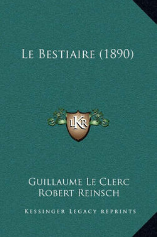 Cover of Le Bestiaire (1890)