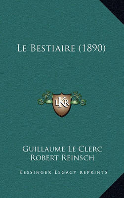 Book cover for Le Bestiaire (1890)