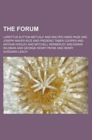 Cover of The Forum (Volume 66)