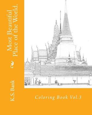 Book cover for Most Beautiful Place of the World. Coloring Book Vol.3