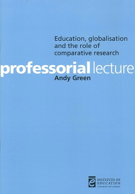 Cover of Education, globalisation and the role of comparative research