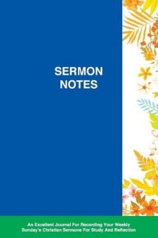 Cover of Sermon Notes