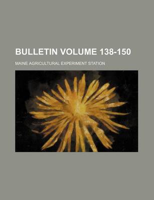 Book cover for Bulletin Volume 138-150