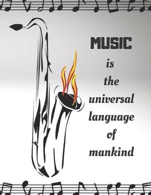 Book cover for MUSIC is the universal language of mankind