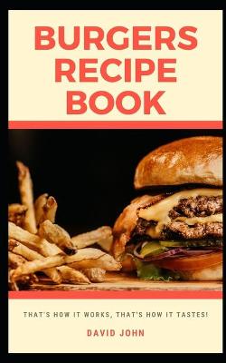 Book cover for Burgers Recipe Book