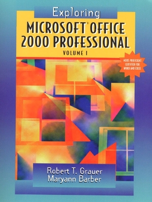 Book cover for Exploring Microsoft Office Professional 2000, Volume I