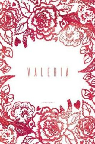 Cover of Valeria. Dotted Notebook