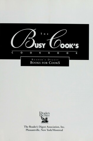 Cover of Busy Cooks Cookbook