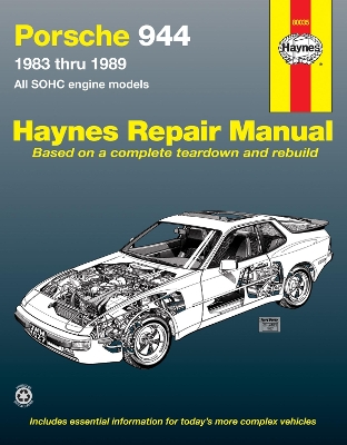 Book cover for Porsche 944 4-cylinder (1983-1989) HaynesRepair Manual(USA)