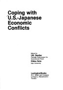 Book cover for Coping with United States-Japanese Economic Conflicts