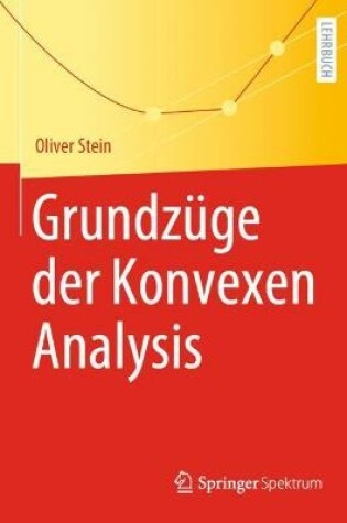 Cover of Grundzuge Der Konvexen Analysis