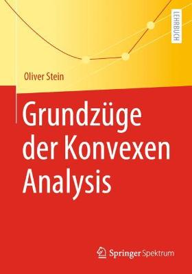 Book cover for Grundzuge Der Konvexen Analysis