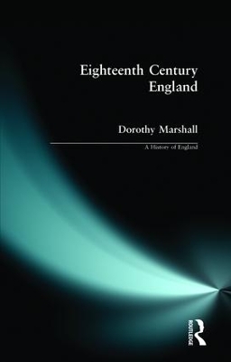 Cover of Eighteenth Century England 1714 - 1784