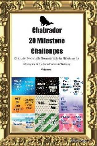 Cover of Chabrador 20 Milestone Challenges Chabrador Memorable Moments.Includes Milestones for Memories, Gifts, Socialization & Training Volume 1