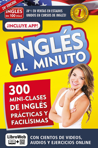 Cover of Inglés en 100 días - Inglés al minuto libro + curso online / English in a Minute