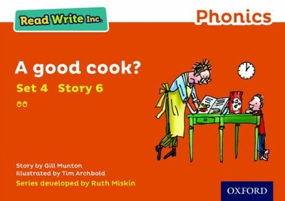 Cover of Read Write Inc. Phonics: A Good Cook? (Orange Set 4 Storybook 6)